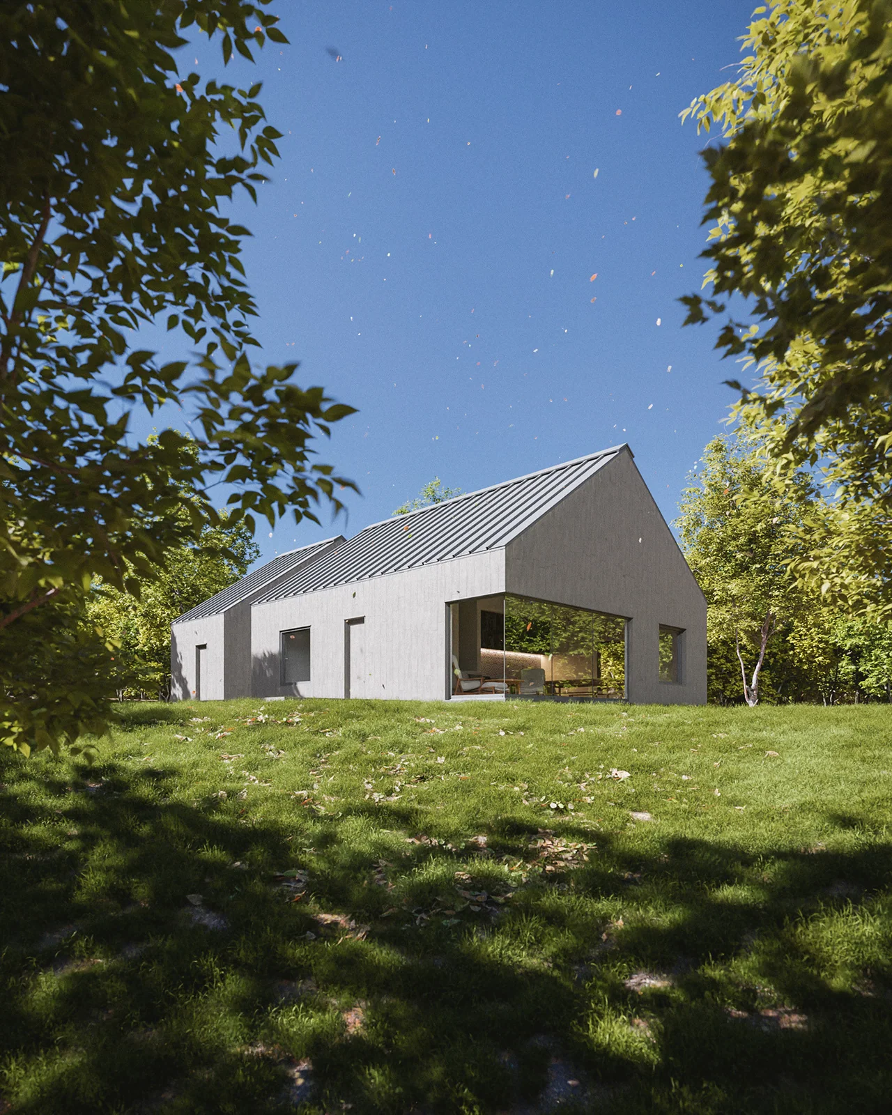 Casa La Bréche — render de Augusto Cezar
