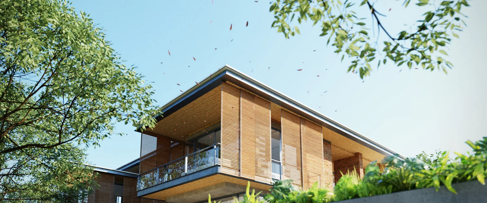 Render de Augusto Cezar — contemporary house