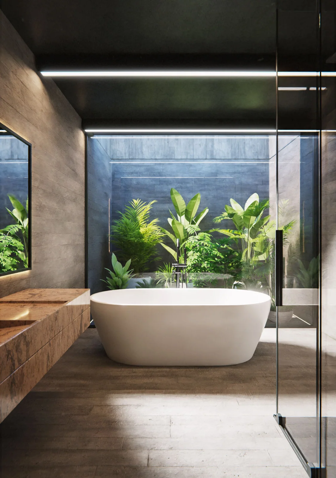 Modern Bathroom — render de Augusto Cezar